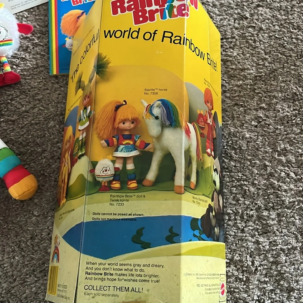 1983 RARE VINTAGE - Rainbow Brite, Twink Sprite and Starlite Horse - Picture 8 of 9